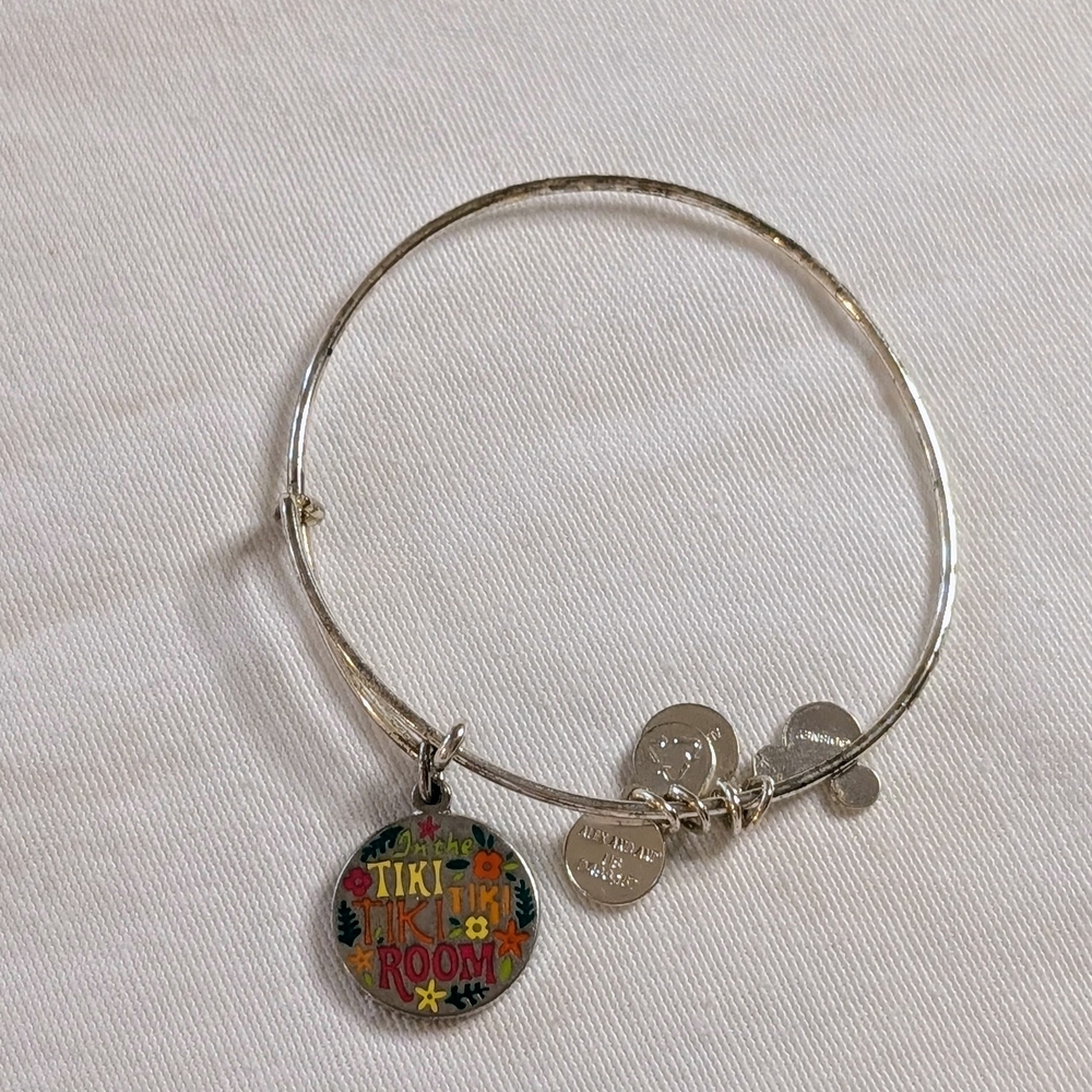 Alex and Ani Silver Bangle Bracelet | Disneyland Tiki Room